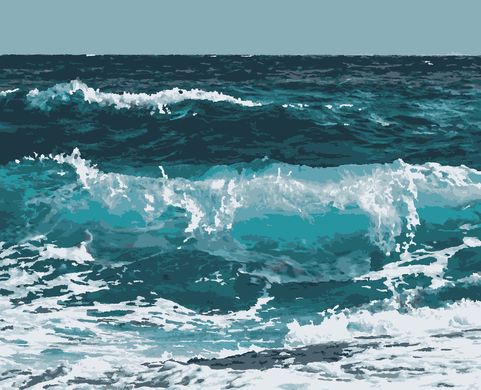 Картини за номерами "Спогади про море" Artissimo полотно на підрамнику 40x50 см PN2884 в інтернет-магазині "Я - Picasso"