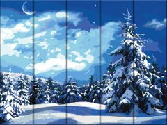 Картина за номерами на дереві "Зима" ArtStory подарункова упаковка 30x40см ASW225 в інтернет-магазині "Я - Picasso"