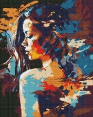Алмазна мозаїка "Дівчина-загадка" Ідейка полотно на підрамнику 40x50см AMO7829 в інтернет-магазині "Я - Picasso"